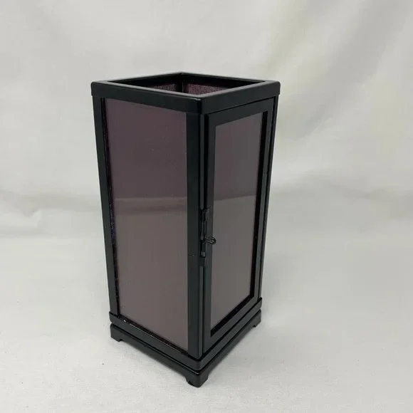 PartyLite - Purple Zen Tealight Holder (10" tall) Lantern - Picture 3 of 10